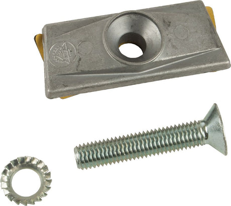 Hebie Standplatte m Bolzen 10mm Zweibein 699