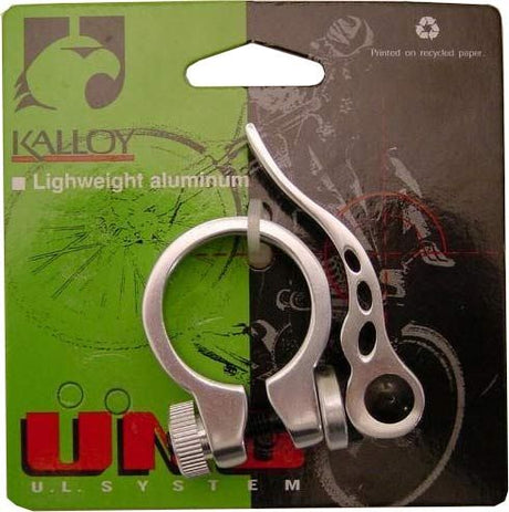 Hulzebos Cycle Parts B.V. Kalloy Sattelstützenklemme QR 28,6 Silber
