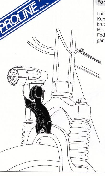 Prolinadaptergabelbeleuchtung