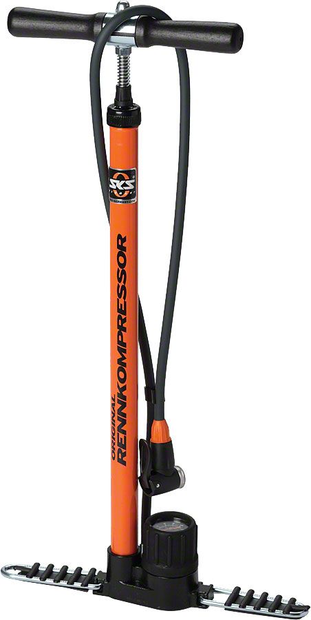 SKS Rennomppressor Bodenpumpe mit E.V.A. Kopf von 10062