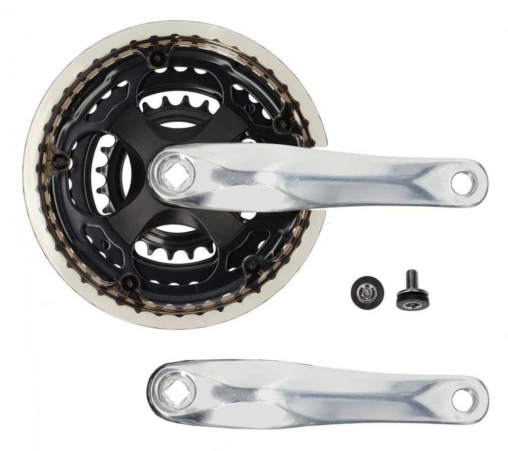 Lasco Kurbel 24 34 42T Silber Schwarz -4 mm