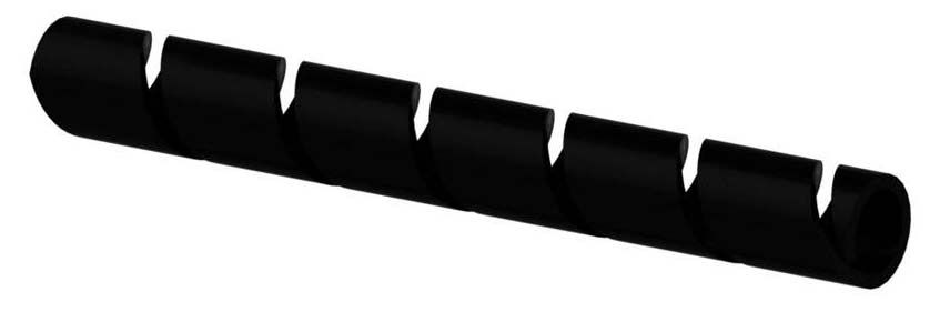 Kabelspiralband ohne Marke 6mm schwarz 10m