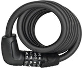 ABUS -NUMMER Kabelschloss 6512C 180 Schwarz