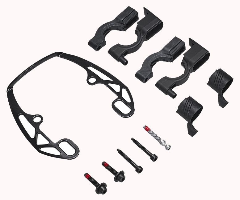 Magura Bremsmag-EM-Adapter kpl. schwarz
