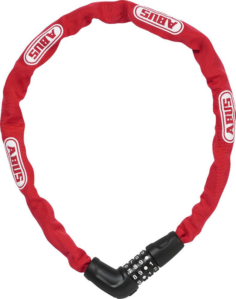 ABUS 5805C 75 Rotkettenschloss - 4 mm dick - 75 cm Länge