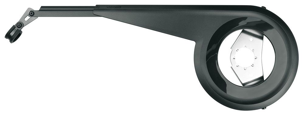 SKS -Kettenbildschirmkettenbogen 38T 158 mm schwarz