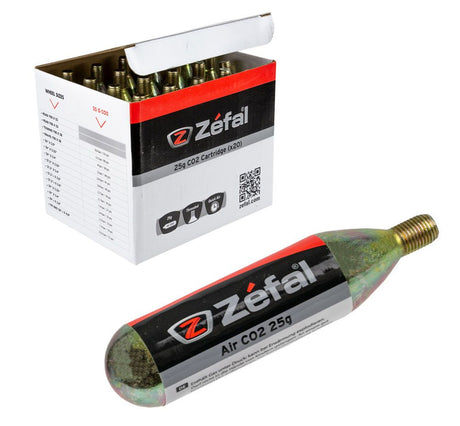 Zefal Display CO2-Kartusche ZEF 25gr Topf mit 20 Stück