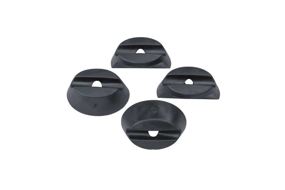 Basilikum Buddy Gummi -Ringe - 4 - schwarz