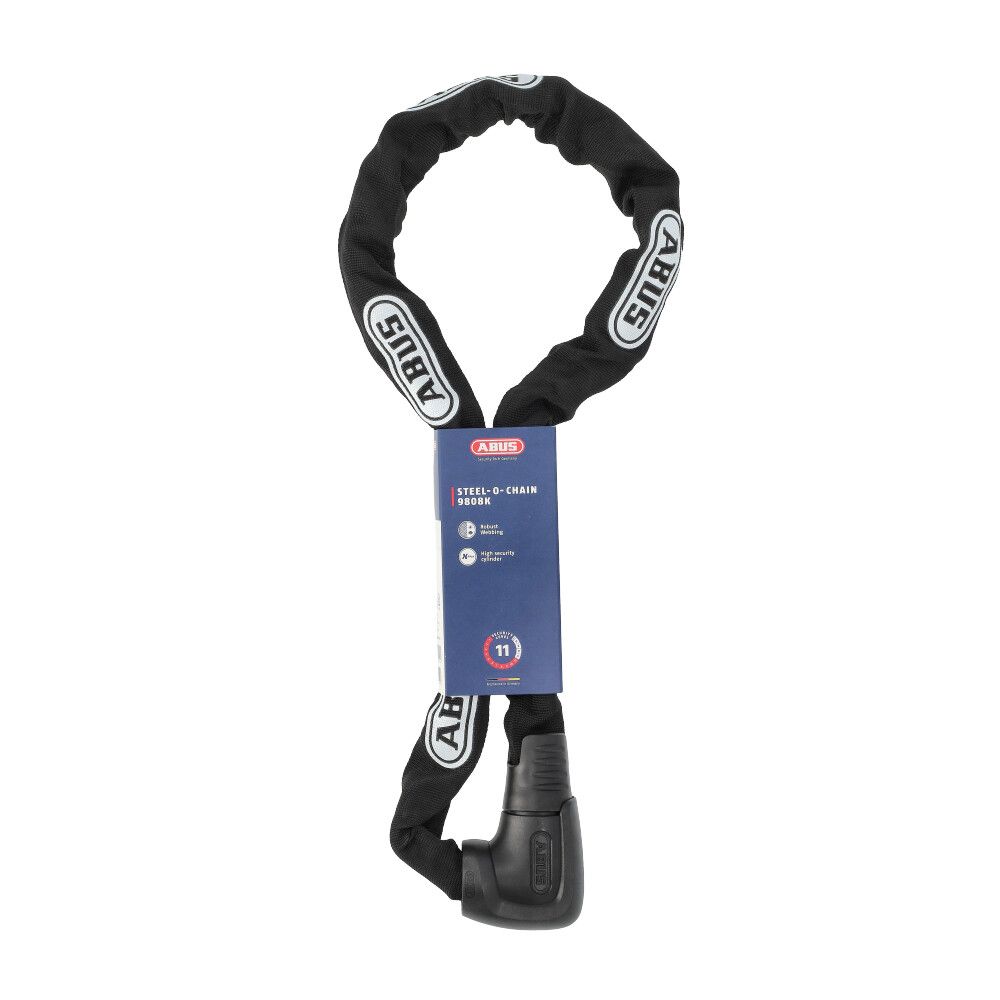 Abus Steel -o -Chin 9808K 110 - Schwarz - 110 cm - Fahrradschloss