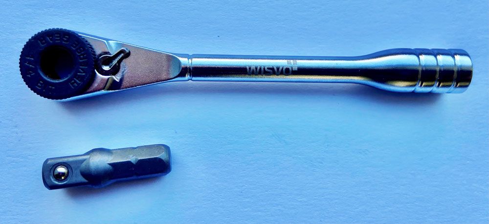 Wisvo grs ratelsleutel 1 4 bits m verloopdop
