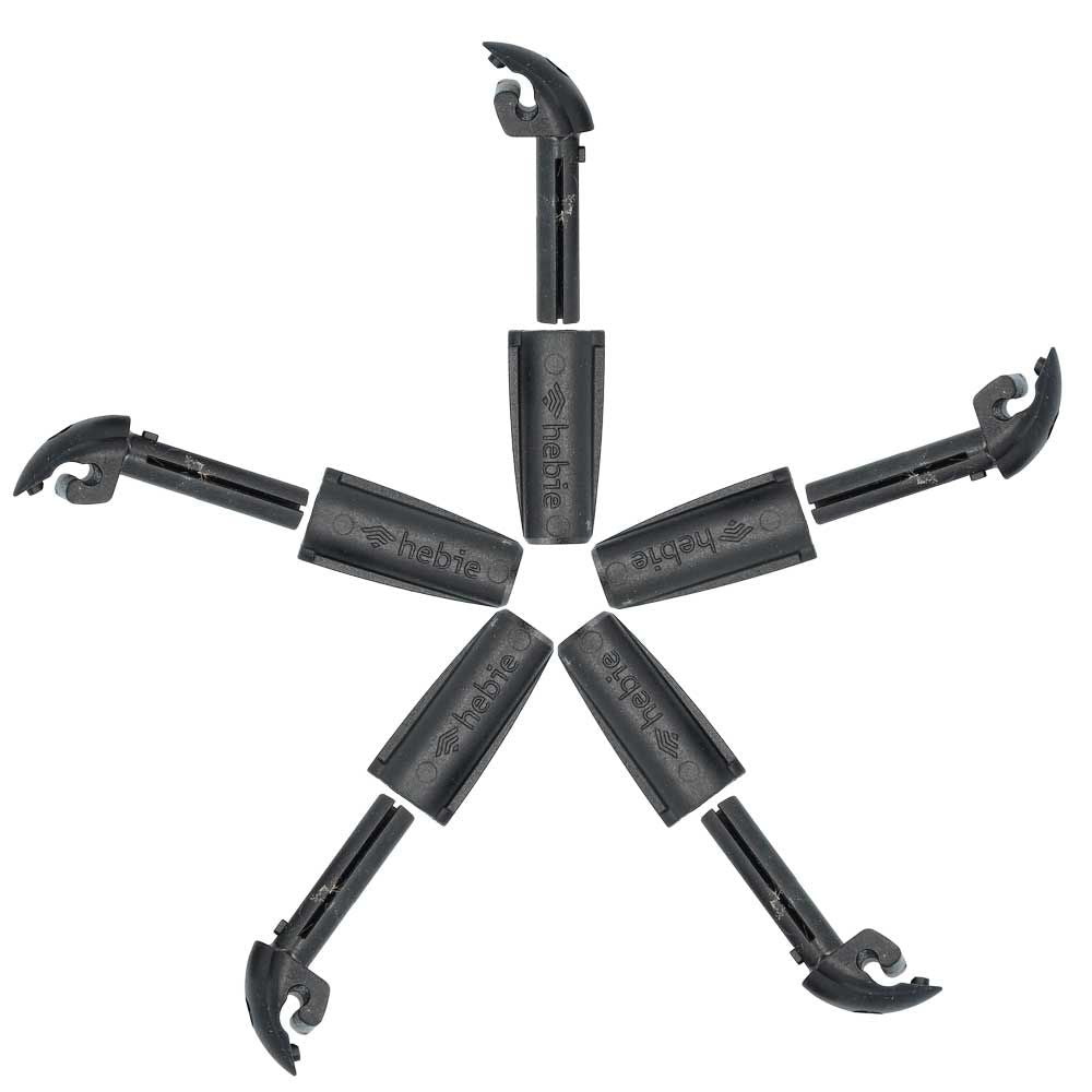Eurofender Spatd EF Bev Grip Clip schwarz PVC Set a 5