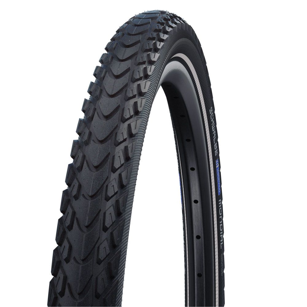 Schwalbe Marathon Mondial – kabelgebunden – Addix – Raceguard – 28 x 2,00 – Schwarz + Reflex