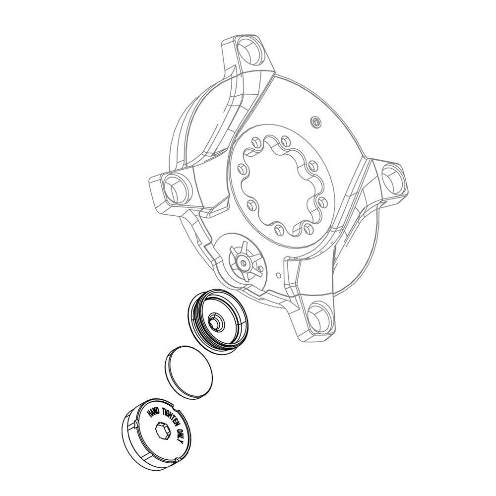 Quarq red etap axs e1 Batterieabdeckung