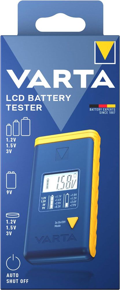 Varta LCD-Digital-Batterietester
