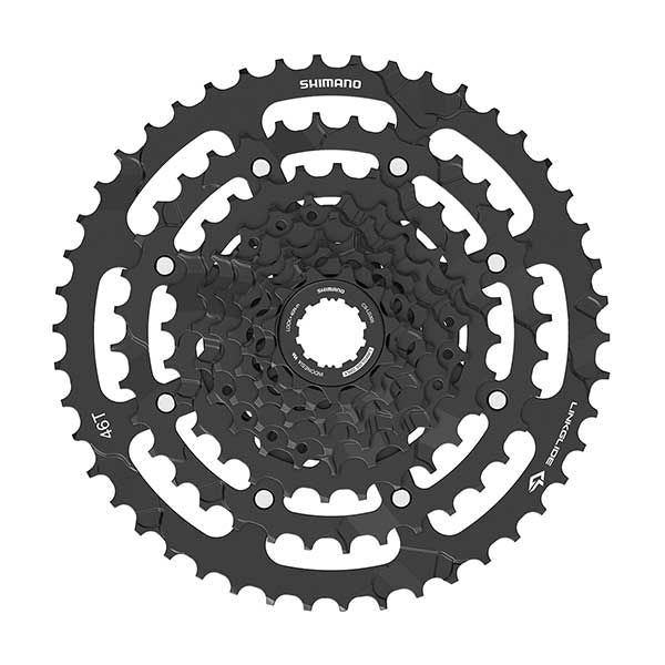 Shimano Kassettenqueues 9V 11-46T CS-LG400 schwarz