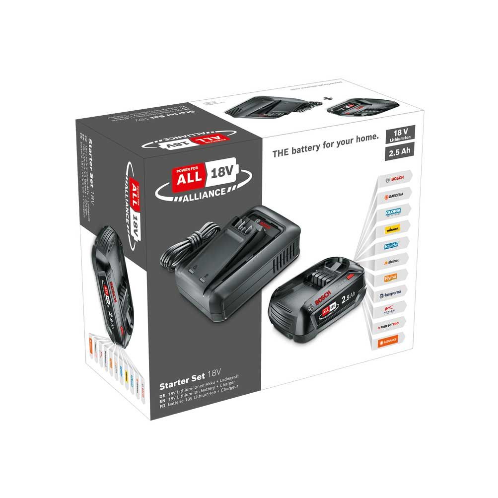 Bosch GRS Starterset Batterieladegerät 18V 2,5Ah
