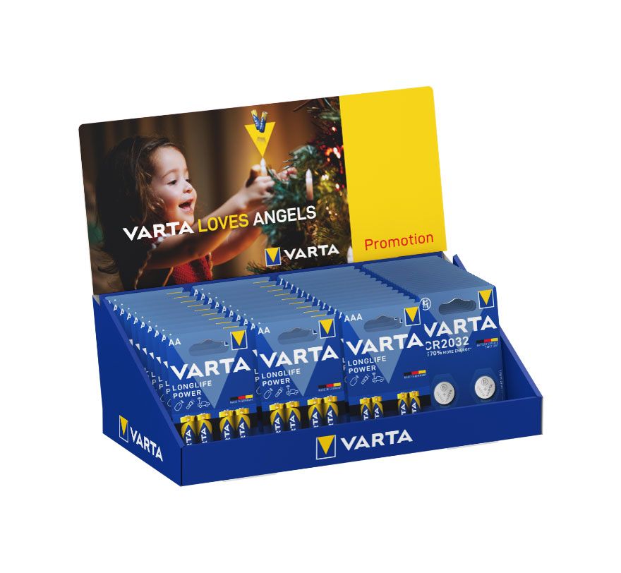 Varta Display Batt von LFP 20 AA + 13 AAA + 21 CR2032