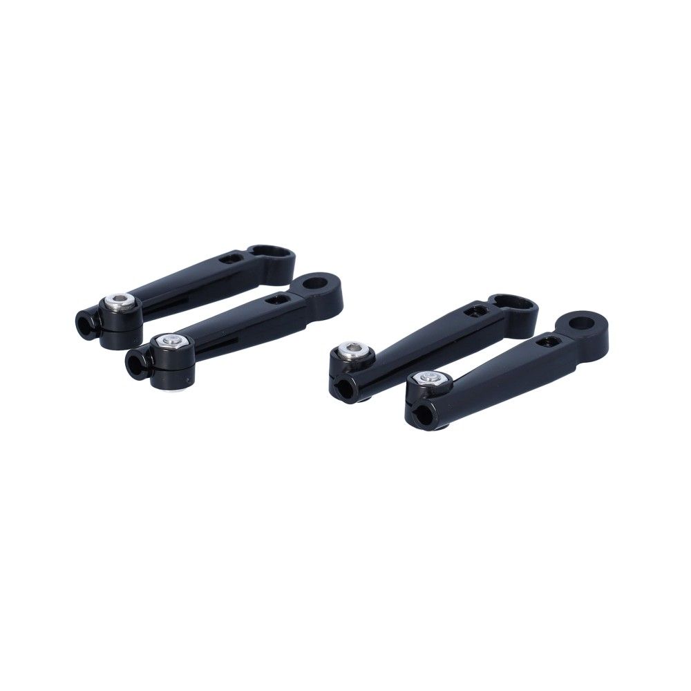 Eurofender Spatd EF Systema gerader Rutenhalter schwarz Set a 4