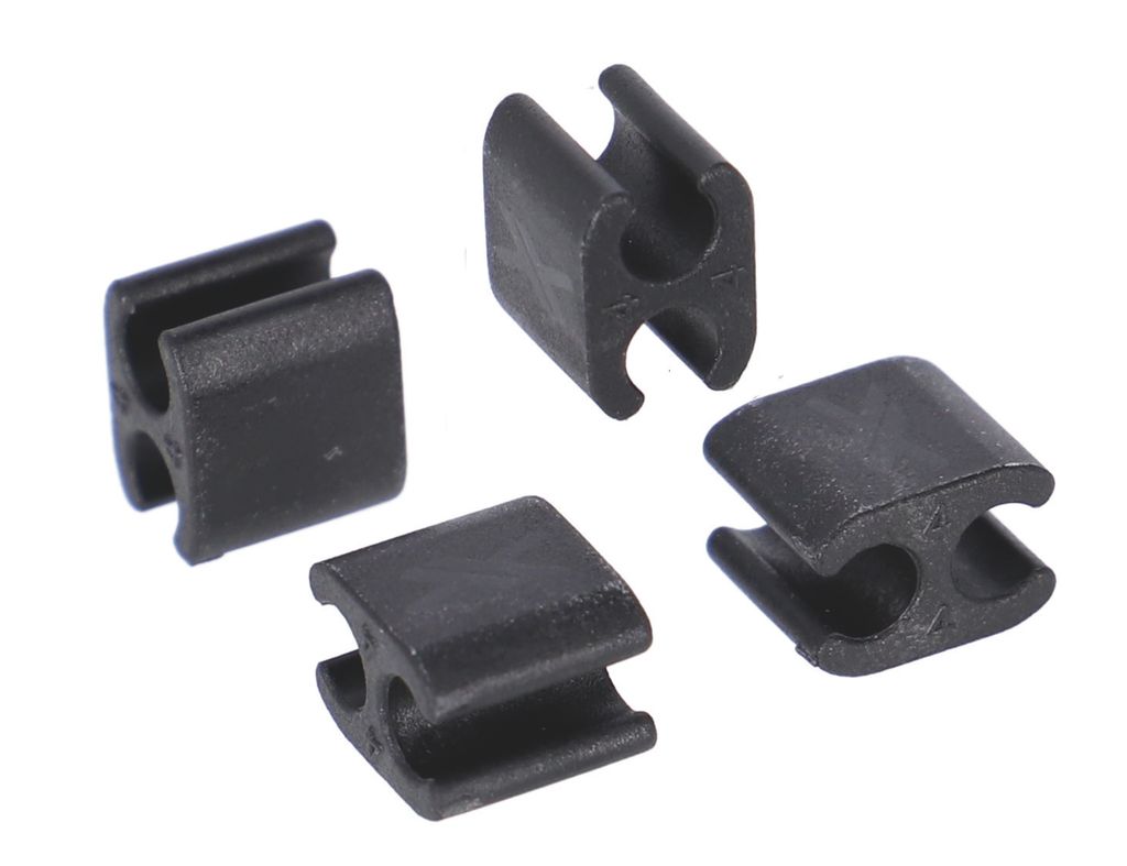 XLC Kabelclip 4mm zw ds a 4 brx120