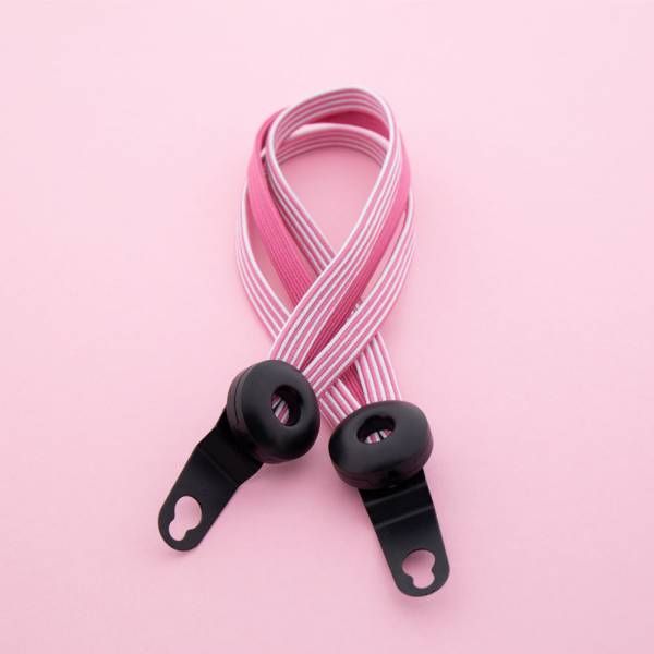 Qibbel Widek Spanngurt Venture 24 schwarze Klammern rosa weiß