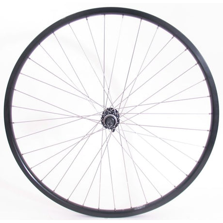 Shimano Vorderrad 28 29 622x19c Ryde Andra 30 Felge mit FH-MT200 Nabe für Center Lock Bremsscheibe – schwarz