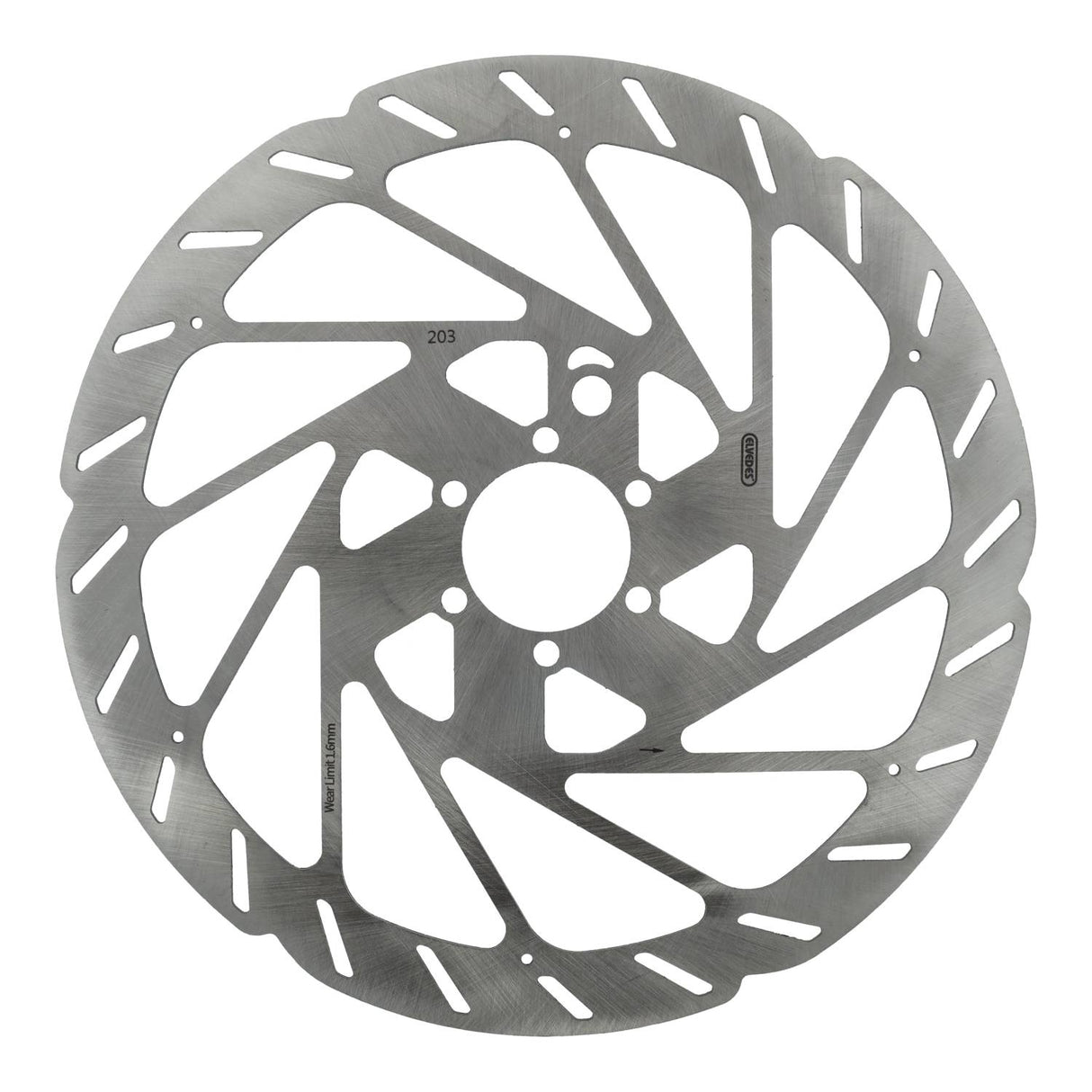 Elvedes Brake Disc 6-huller Ø203mm T = 1,8 mm sensormagnet