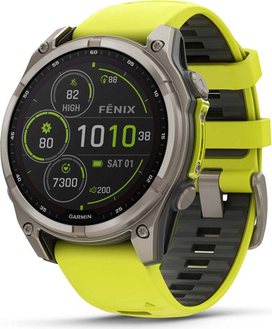 Garmin fenix 8 solar sapphire titan gps 47 mm multisport-smartwatch