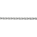 KMC -Stadsfiets feste Zahnradkette 112 Silvers Silber Silber