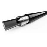 ELVEDES REM -Outter -Kabel mit Teflonauskleidung Ø4,9 mm 10 Meter (Roll) - Gelb