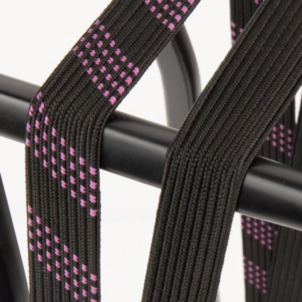 Widek b.v. Widek Sicherheitsgurt SUV Stahlhaken 54 cm schwarz rosa