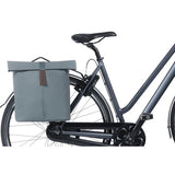 Basil Tasche City Double Mik veganes Leder | Graphitblau 32l
