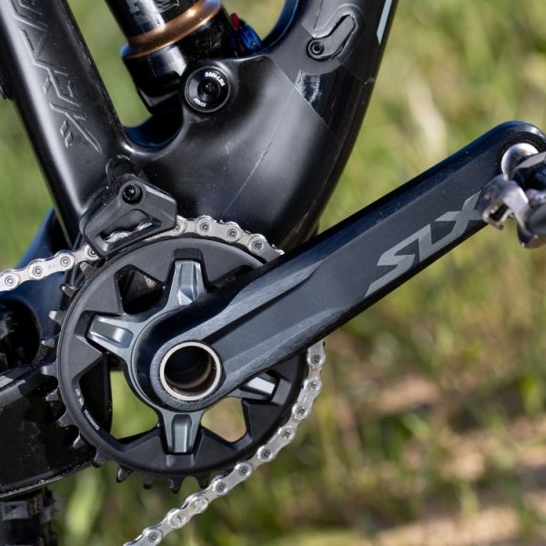 12-Gang-SLX FC-M7120-1 Shimano-Crankset ohne Kette von 175 mm Schwarz