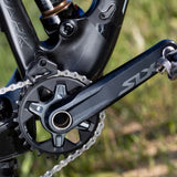 12-Gang-SLX FC-M7120-1 Shimano-Crankset ohne Kette von 175 mm Schwarz