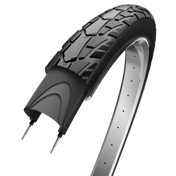 Kantenreifen Performance Basic 28 x 1,40 37-622 – schwarz mit Reflexion