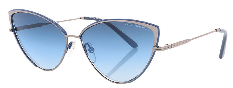 Daniel Hechter Sonnenbrille DHS232 Cat-Eye Cat. 3 Stahlglas Blau