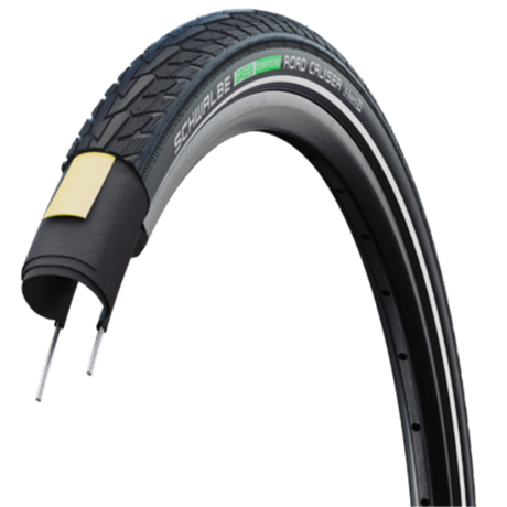 Schwalbe Motion Road Cruiser 28x1,40 700x35c (37-622) verkabelt Active Line Grün Schwarz+Reflex