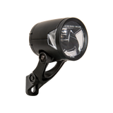 Scheinwerfer H -Black MR8 Dynamo - auf Funktion - mit Halter - 180 Lumen