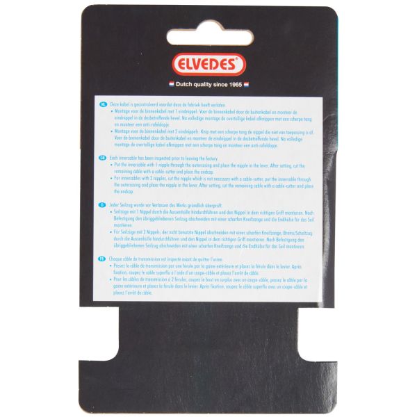 ELVEDEN REM BINNENKABEL 2250 mm Edelstahl V-Nippel 6412 27RVS-49