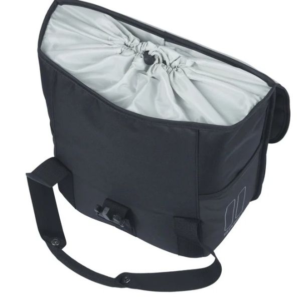 Basil Bag Go Single Schwarz 16l
