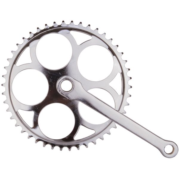 Ty-Kurbelgarnitur 46 Zähne mit Schlüssel – 170 mm Kurbelarm – Chrom