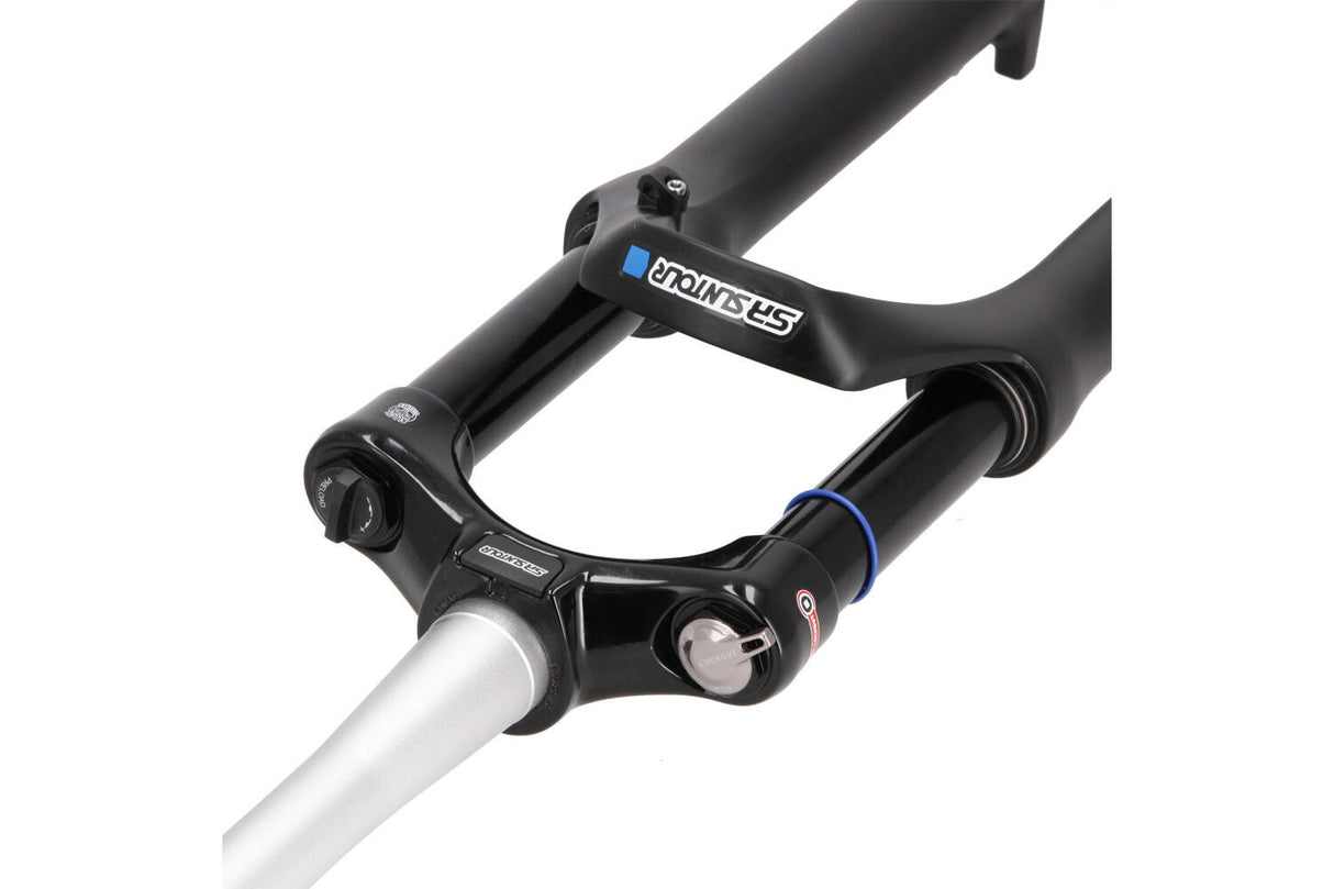 Srsuntour sr suntour - vork mobie 45 lor ds coil 700c 100mm tapered 15mm zwart