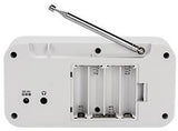 Denver DAB+ 230V oder Batterie + Dual-Alarmfunktion weiß - 8140320