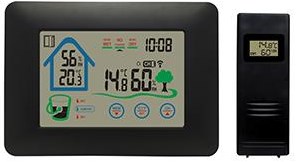 Heimdisplay der Wetterstation Denver mit kabellosem Außensensor – 8150200