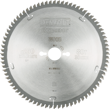 Dewalt Zubehör Kreissägeblatt S40 250x30x80t - dt4287-qz