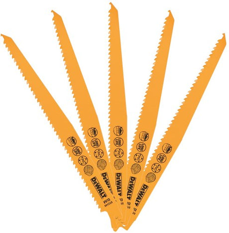 Dewalt Zubehör Säbelsägeblatt Bim 228 x 3,6–5,1 mm Holz mit Nägeln, schnell – dt2349-qz