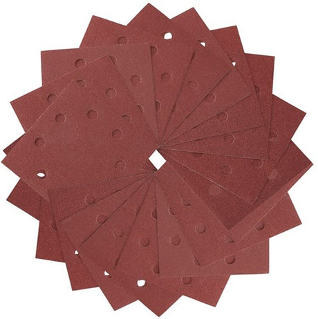 Dewalt Zubehör Schleifpapier 1 4, 115 x 115 mm, perforiert, Klettverschluss, K120 – dt3033-qz