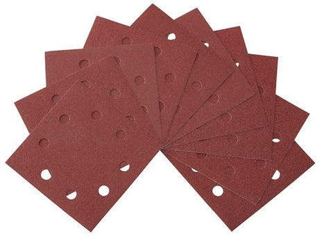 Dewalt Zubehör Schleifpapier 1 4, 115 x 115 mm, perforiert, Klettverschluss, K80 – dt3022-qz