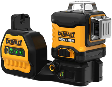 Dewalt dce089ng18 | kruislijnlaser | groen | 12 18v | 3x360° | excl. accu en lader - dce089ng18-xj