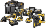 Dewalt dck422p3t Batteriesatz | dcd796 + dcf887 + dcg405 und dch273 in T-Stak-Gehäusen | 18 V 5,0 Ah Li-Ion – dck422p3t-qw