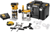 Dewalt dcw604p2 | Akku-Oberfräse Kantenschneider | 18v | 5,0ah | Li-Ion | set - dcw604p2-qw